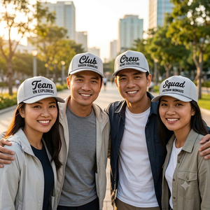 Gorra de 5 Paneles con Visera Plana, Bordado Personalizado OEM, Cierre a Presión, Tela Impermeable con Orificios Cortados a Láser, Gorra de Golf y Tenis con Cuerda para Hombre y Mujer - Product Image 6