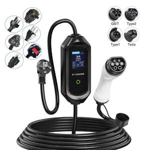 Cargador Portátil para Vehículos Eléctricos con Certificación CE, UL, TUV, IEC, Carga Rápida Tipo 2, Tipo 1, GBT, CA, 3.5KW, 22KW, Cable de Extensión para Cargador de Coche Eléctrico - Product Image 1