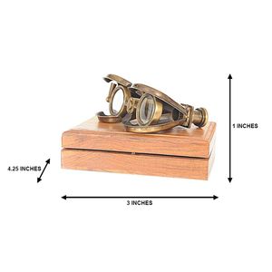 Folding Binocular in <b>wood</b> <b>box</b> - Product Image 5