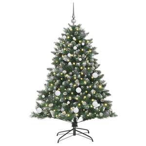 Árbol de Navidad Artificial de 150 LED, 59.06 Pulgadas, Verde, con Luces Navideñas Festivas - Product Image 3