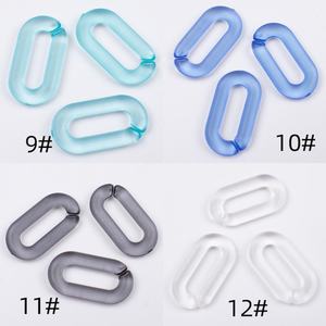 Cadena de pared de resina grande, estilo moderno, mezcla de colores, hecha a mano, punk, hueca, gruesa, larga, para decoración del hogar - Product Image 4