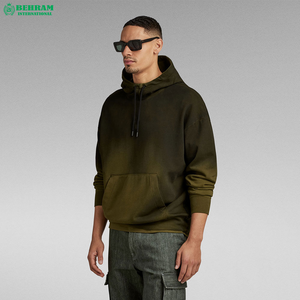 New Arrival Regular Fit <b>Acid</b> Washed 100% Cotton Fleece Blank Pullover Hoodies 350 GSM Oversized & <b>Drop</b> Shoulder Hoodie Men - Product Image 5