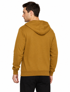 Sweat à capuche décontracté pour homme avec cordon de serrage réglable, épaules tombantes, poche kangourou avant et poignets côtelés - Product Image 4