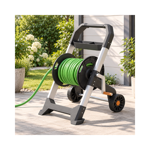 Enrouleur de tuyau d'arrosage robuste avec roues pour jardin et cour, 200 pieds, excellente qualité GARCHR015 - Product Image 1