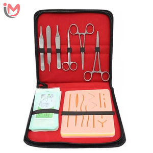 Kit Completo de Práctica de Sutura Manual de Acero Estéril para Estudiantes de Medicina, Entrenamiento de Primeros Auxilios, Uso en Emergencias, Instrumentos de Cirugía General - Product Image 5