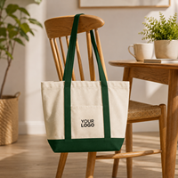 Sac fourre-tout pour femme en toile 100 % coton robuste, imprimé sur mesure, réutilisable, léger, avec doubles poignées d'épaule, écologique et durable