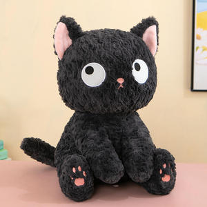 Nuevo Oso Negro de Peluche, Algodón PP Súper Suave, Ecológico, Lavable, Alivia el Estrés, Cojín Adorable, Animal de Peluche, Regalo de Cumpleaños - Product Image 2