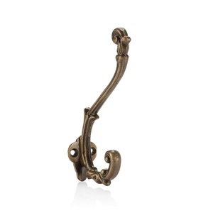 ตะขอแขวนผนังแบบคู่สำหรับแขวนหมวกและเสื้อโค้ท สไตล์วินเทจ ราคาโรงงานขายส่ง - Product Image 2