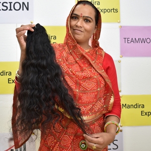 Cuticule de cheveux de femme noire non traitée alignée sans perte de cheveux brésiliens noirs Genius Weft Bundles Wavy Loose Wave Human Hair - Product Image 6