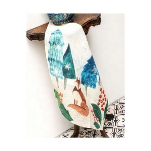 Pedidos a granel clásicos tomados Poiska Eagle bordado 100% algodón boda cena tela súper absorbente personalizable paños de té - Product Image 6