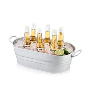 Nouvel Arrivage : Bac à Vin Métallique Ovale en Fer Galvanisé, Seau à Glace, Seau à Bière en Étain Uni, Bac à Vin Ovale, Taille Personnalisée - Product Image 6