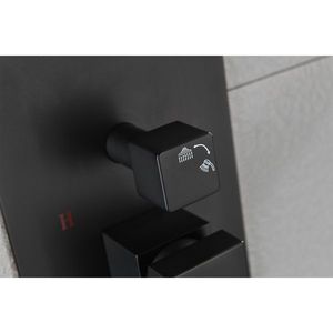 Valvola deviatrice miscelatrice a 2 vie in ottone massiccio per doccia # # # #   Kit di Accessori per Sostituzione Rubinetteria da Bagno - Product Image 3