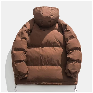 Chaqueta de Invierno Acolchada para Hombre, Diseño de Marca, Impermeable, con Relleno de Burbujas, en Lona de Poliéster Verde, Ropa de Exterior Personalizada - Product Image 2