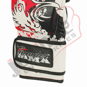 Gants de combat MMA demi-doigts personnalisés avec logo professionnel, pour adultes unisexes, très demandés, pour la boxe et les compétitions. - Product Image 6