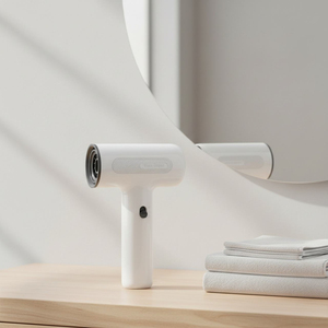 500W 2000mAh Lithium Battery Portable Rechargeable Wireless Hair Dryer 20000rpm White - Product Image 2