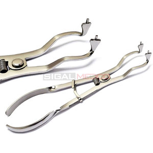 Rubber Dam Light Ivory Forceps 6.88 Inch Stainless Steel German High Quality Reusable Manual Surgical Dental General CE SIGAL - Product Image 1