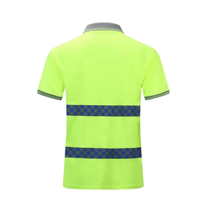เสื้อโปโลสะท้อนแสงขายส่งปี 2026 ชุดทำงานผู้ชายสำหรับงานก่อสร้าง โลโก้และขนาดสั่งทำได้ สวมใส่สบาย ป้องกันภัย ปลอดภัย - Product Image 2