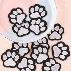 Custom 3D Embroidered Rhinestone <b>Bead</b> Patches Flower Shape Iron On Sew On Applique Badge for Clothing Hats Bags Streetwear - Product Image 6