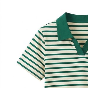 New Wholesale Custom Women's Short Sleeve Silk/Cotton T-shirt Summer Casual Y2K Style Breathable Top Loose Fit & Slimming Design - Product Image 6