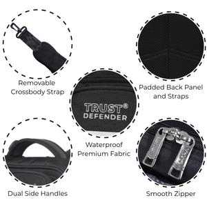 Custom Logo 447 Urban EDC Business Backpack 15.6 Inch <b>Laptop</b> Bag Waterproof 366PU USB Portable Factory OEM/ODM Service - Product Image 4