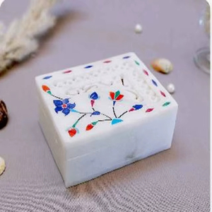 Premium Quality Marble Jewelry <b>Box</b> for <b>earrings</b> at Affordable price from india exporter Marble Jewelry <b>Box</b> - Product Image 2