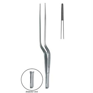 Lucae Bayonet Forceps ENT Surgical Luc <b>Ear</b> Bayonet Forceps Teeth Luca <b>Ear</b> Manual Stainless Steel Precision Dressing Instrument I - Product Image 2