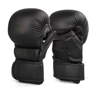 Guantes de MMA Personalizados de 7oz para Entrenamiento, Sparring, Saco de Boxeo, Guantes de UFC en Cuero Genuino de Vaca 2025 - Product Image 3