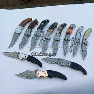 High Hardness Portable Camping Survival Multifunctional <b>Knife</b> Customizable OEM Folding Damascus Steel Camel <b>Bone</b> <b>Handle</b> - Product Image 2