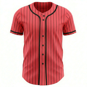 Maillot de baseball respirant de haute qualité, motif uni - Product Image 1