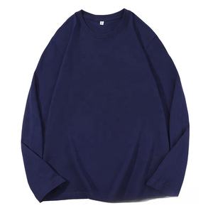 Camiseta de Manga Larga Unisex de Cuello Redondo, 100% Algodón, 180 g/m², para Hombre y Mujer, Color Sólido, Estilo Casual, Moda Urbana, Venta al Por Mayor - Product Image 6