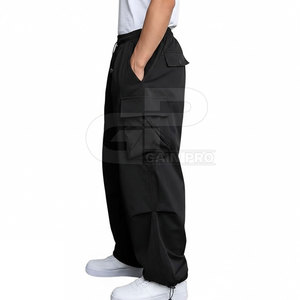 กางเกงคาร์โก้ผู้ชายสไตล์ลำลอง สวมใส่สบาย ทรงหลวม ผ้าทนทาน ออกแบบมาเพื่อการสวมใส่ประจำวัน กิจกรรมกลางแจ้ง และการเดินทาง - Product Image 4