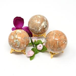 Venta al por mayor 20cm rubí en esfera de cianita gran bola de cristal piedra preciosa tallada a mano para decoración curación meditación - Product Image 3