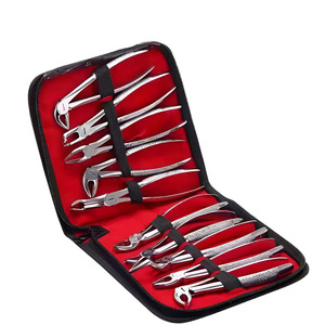 Lot de 10 pinces orthodontiques pour adultes, forceps d'extraction dentaire, instruments chirurgicaux dentaires en acier inoxydable, kit d'outils - Product Image 3