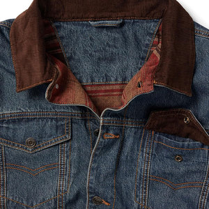 Chaqueta Vaquera para Hombre, Estilo Clásico con Cuello Camisero, Algodón Lavado, Estilo Casual de Otoño, Manga Regular, Diseño de Un Solo Botón - Product Image 3