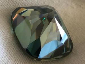 Moissanite en vrac, faite à la main, bleue, taille coussin, diamant Moissanite - Product Image 3