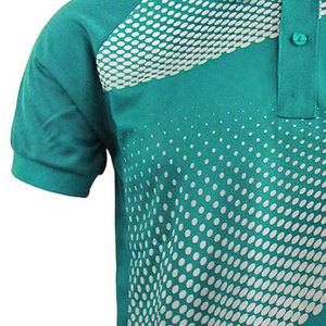 Polo élégant pour homme en tissu sublimé, léger et doux, pour un usage quotidien décontracté. - Product Image 2