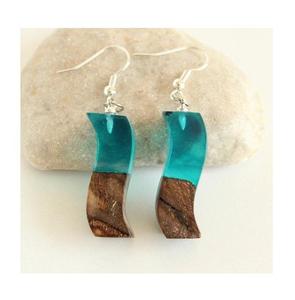 Pendientes de Resina Epoxi de Lujo y Diseño de la Mejor Calidad, Pendientes Modernos de Resina para Mujeres y Niñas, Joyería Artesanal, Manualidades de Resina - Product Image 2