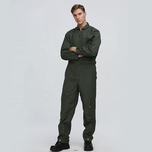 Combinaison de vol Nomex verte en gros – Vêtements de sécurité, pantalon, chemise, uniforme de travail - Product Image 5