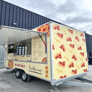 New Commercial Food Trailer Fully Equipped Fast Food Cart Mobile Kitchen Food Truck for Sale Ideal for Restaurants - Product Image 1