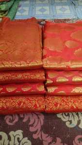ผ้าไหมแจ็คการ์ดลายลูกไม้หรูหรา แบรนด์ Luxury Honey Lace รุ่น D.NO 1473 ผลิตตามสั่ง สำหรับชุดแต่งงาน ชุดแสดงบนเวที และผ้าหุ้มโซฟา - Product Image 5