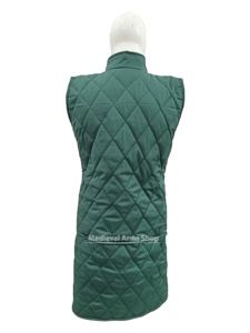 Handmade High Quality <b>Vintage</b> Medieval Gambeson <b>Denim</b> Quilted Windproof Anti-Bacterial Cotton Padded Front Unisex Winter <b>Jacket</b> - Product Image 3