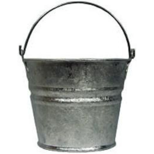 Wholesale Mini Galvanized <b>Metal</b> Pail <b>Buckets</b> With Handles <b>Small</b> Silver Tin Pails For Party Favors Rustic Wedding Decoration - Product Image 6