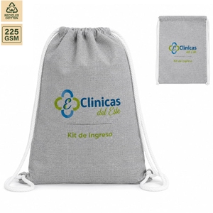 140 GSM Cotton <b>Drawstring</b> <b>Backpack</b> Gym Sports 33x40 cm Flat Custom Logo Wholesale OEM Private Label Bulk Order Model SS559 - Product Image 2
