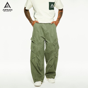 Aifran Sports - Jeans de Mezclilla para Hombre, Corte Bootcut, Ajuste Delgado, Ligeramente Acampanados, Pantalones Casuales de Moda, Venta al Por Mayor - Product Image 1