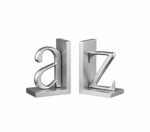 Sujetalibros Decorativos de Metal Fundido con Forma de Flecha, Color Dorado, Juego de 2 Piezas, Modernos Soportes de Hierro para Libros, al Mejor Precio - Product Image 4