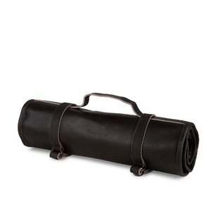 Rouleau à outils en cuir avec fermeture à pression, plusieurs poches pour outils, organiseur d'atelier portable, fournisseur de logos personnalisés à prix raisonnable - Product Image 2
