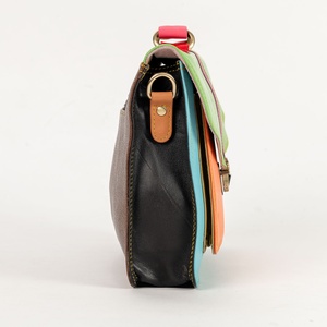 กระเป๋าสะพายหนังแท้สำหรับผู้หญิงดีไซน์ใหม่กระเป๋าถือหลากสีมีสไตล์ไม่เหมือนใครกระเป๋าสะพายไหล่ - Product Image 3