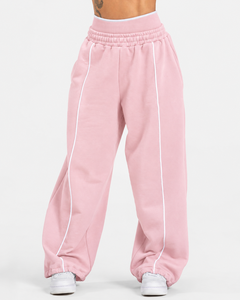 <b>Women</b> Contrastline Zipper Tracksuit Casual Two Piece Set Relaxed Fit <b>Jacket</b> And Wide Leg Pants Matching Outfit Wholesale Apparel - Product Image 5