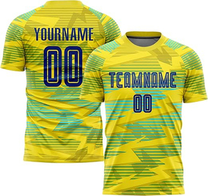 เสื้อฟุตบอล OEM แบบกลับด้านได้ สกรีนโลโก้ได้ตามต้องการ ชุดฟุตบอลสองชั้น สำหรับสโมสรและโรงเรียน - Product Image 3