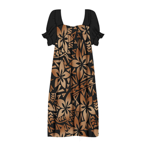 Nuevo Vestido Mumu para Mujer 2025, Envío Rápido Directo de Fábrica OEM, Vestido Mumu Tropical de Moda para Mujer, Impresión Personalizada OEM, MOQ Bajo - Product Image 6